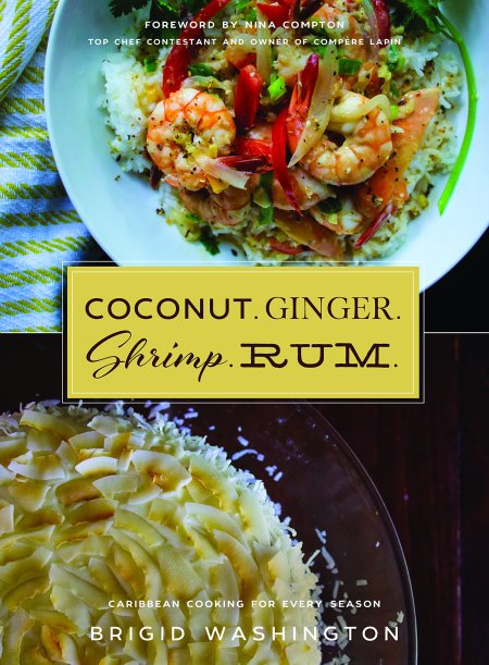 Book Coconut. Ginger. Shrimp. Rum. 